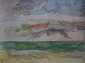 Medoc 2, 2008, Aquarell-Tusche, 40x30